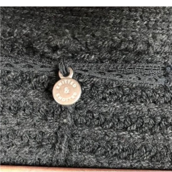 Anthropologie Knitted & Knotted Marjella Balloon Sleeve Ribbed Cardigan - Picture 8 of 15